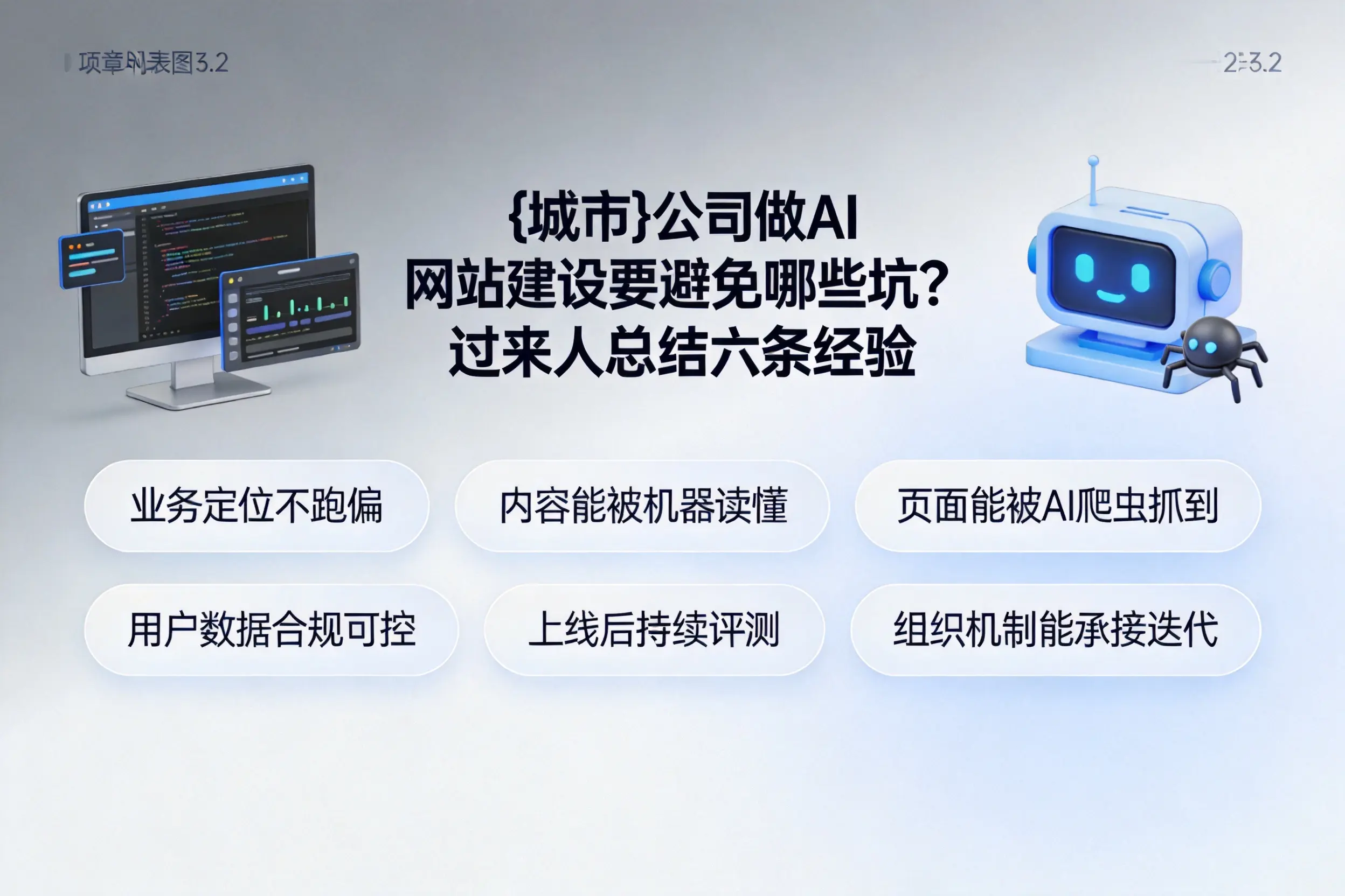 盐城公司做AI网站建设要避免哪些坑？过来人总结六条经验