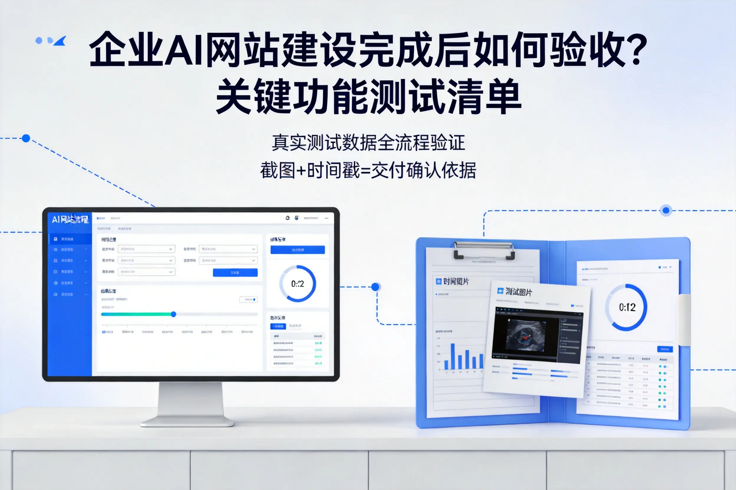 盐城企业AI网站建设完成后如何验收?关键功能测试清单