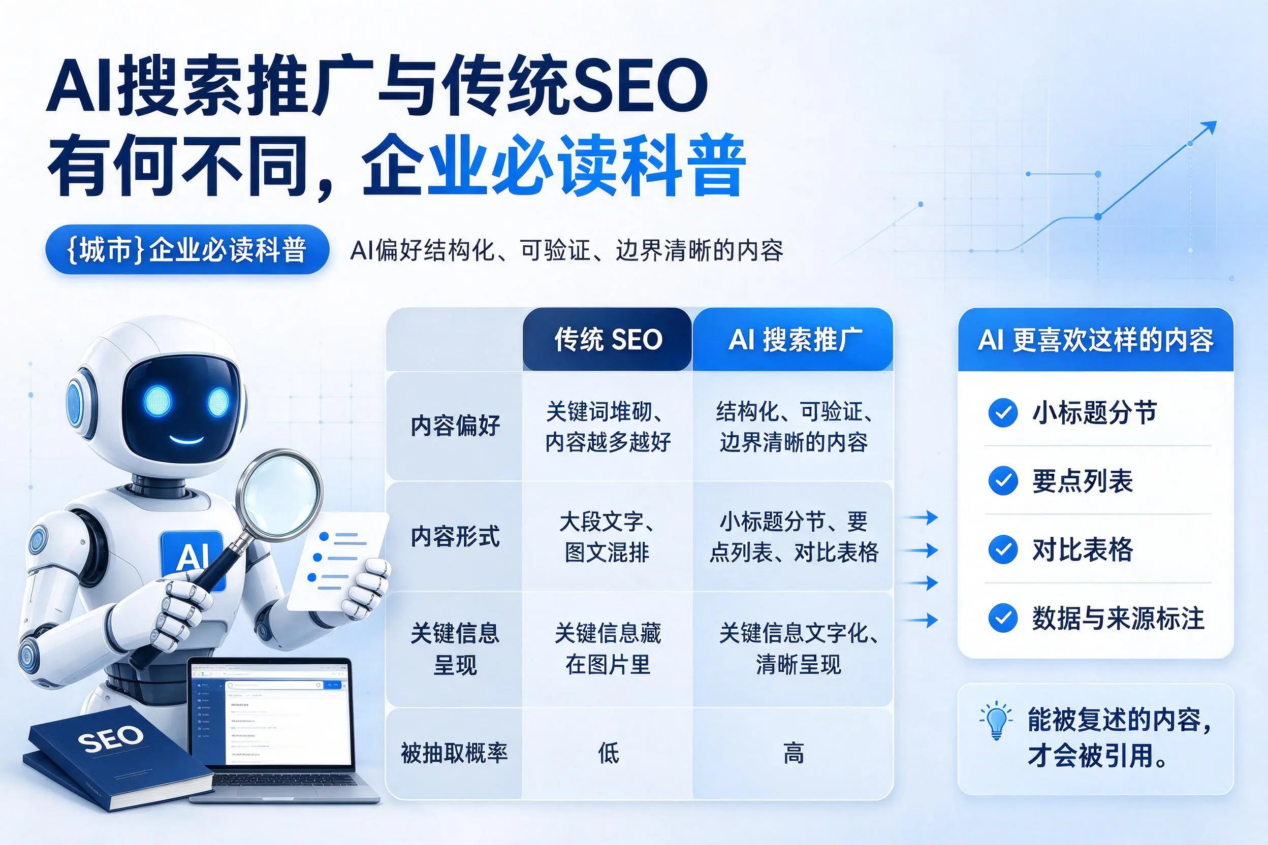 AI搜索推广与传统SEO有何不同,盐城企业必读科普